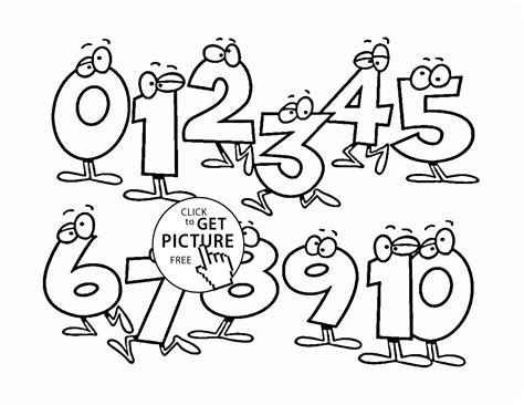 counting coloring pages  printable printable templates