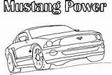 Mustang Coloring Pages Car 1969 Boss sketch template