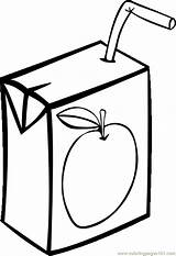 Juice Coloring Apple Box Pages Printable Food Apples Color Bw Svg Hi Fruits sketch template