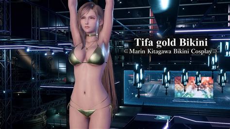 [ff7r] ティファ Gold Bikini 水着 衣装変更 [tifa Mod] Youtube