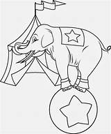 Circo Elefante sketch template