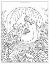 Coloring Pages Mermaid Pregnant H2o Just Water Add Beautiful Baby Mermaids Colouring Fantasy Heart Getcolorings Vision Getdrawings Killjoy Adult Mariage sketch template
