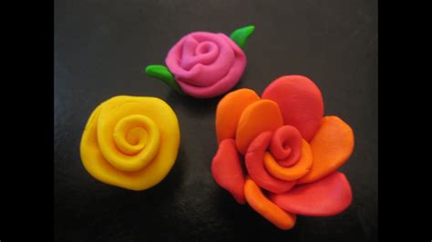 diy    flowers polymer clay youtube