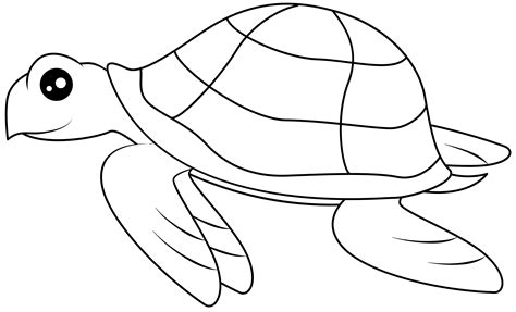 printable sea turtle template