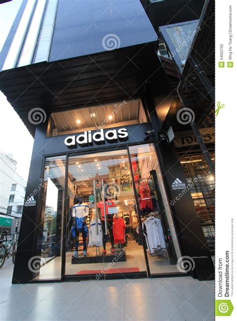 adidas winkel  thailand redactionele fotografie image  grootste