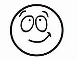 Emoji Coloring Pages Smile Half Kids sketch template