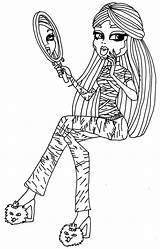 Coloring Cleo Nile Pages Tired Dead Monster High Elfkena Getcolorings Printable Fresh Print Drawings Deviantart Color sketch template
