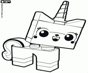 unikitty  lego unicorn coloring page printable game