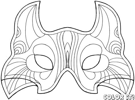 fox mask template carinewbi