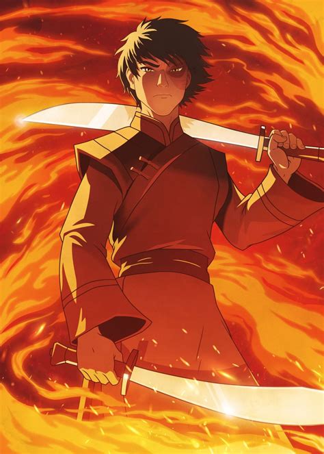 zuko poster picture metal print paint  avatar