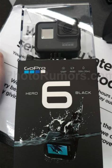 leaked image  gopro hero black packaging shows   fps video recording