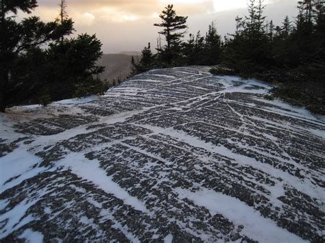 glacial striations vt hunger mountain rgeology