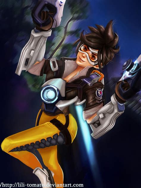 overwatch tracer by lili tomato on deviantart
