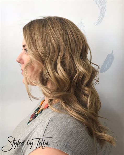 Soft Natural Balayage Styled By Danielle Tribe Hair Salon