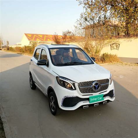 chinese supplier cheap kw  wheel mini solar electric car china solar electric car  kw