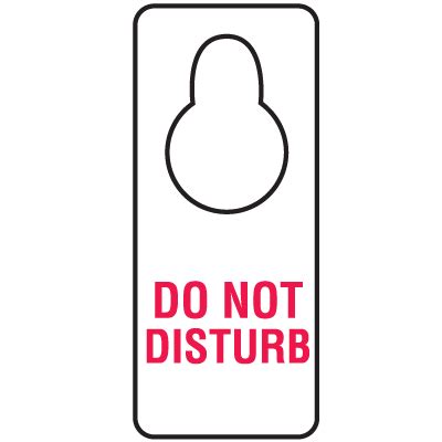 printable   disturb signs clipart