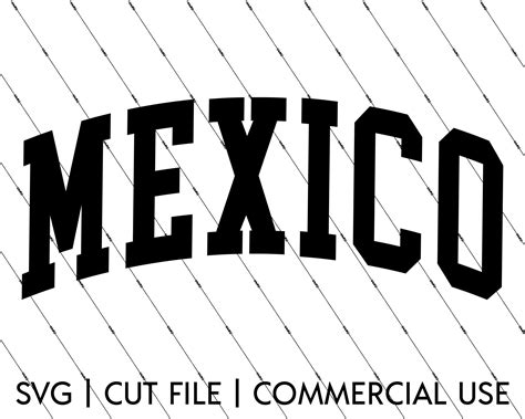 mexico svg cut file personal  commercial   etsy