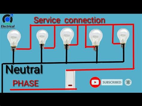 series connection wiring diagram  light bulbs  switch connection electrical technique youtube