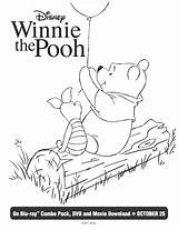 Pooh Winnie Piglet Coloring Printable Pages Disney Quotes Bear Tweet Stencils Kids sketch template