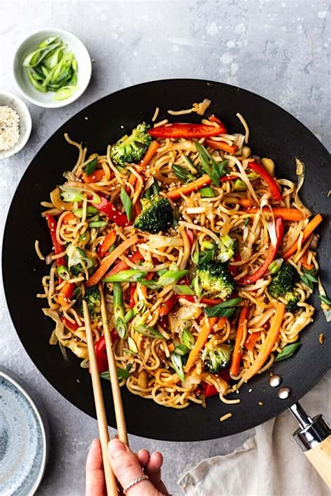 vegetable chow mein cupful  kale