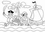 Colorare Pirati Pirata Piratas Disegni sketch template