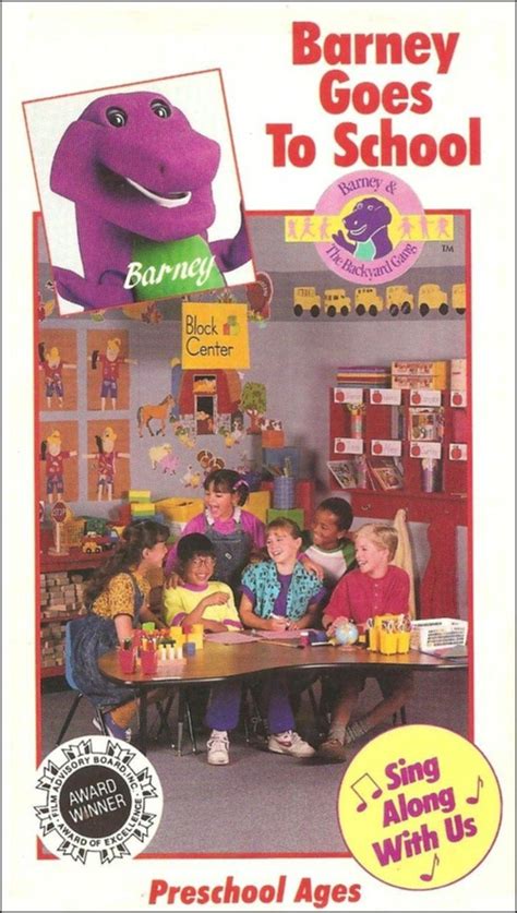 Barney Goes To School Sing Along Vhs Movies And Tv