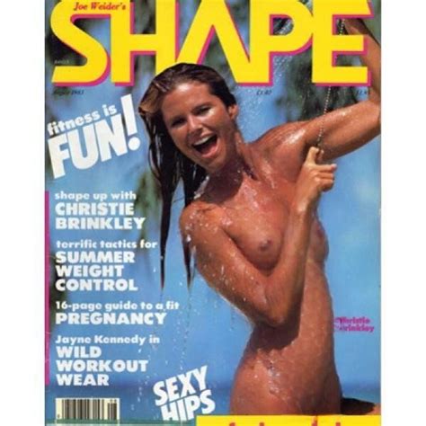 Christie Brinkley On The Cover Of Shape Calvinhobbs