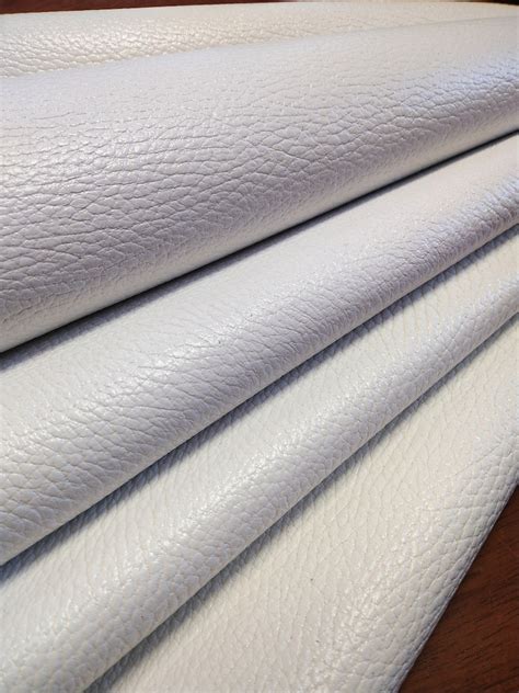 white floater leather sheets real leather pebble leather etsy