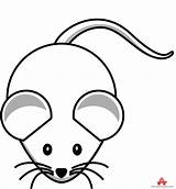 Mouse Clipart Drawing Outline Cartoon Cliparts Clip Mice Clipartbest Clipartmag Library sketch template