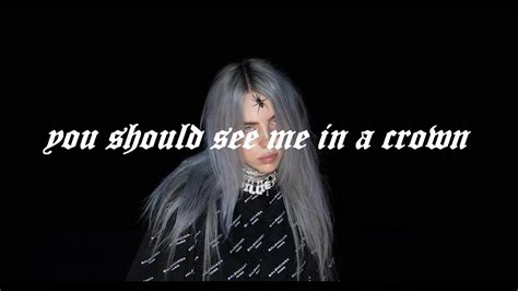 billie eilish       crown lyrics video youtube