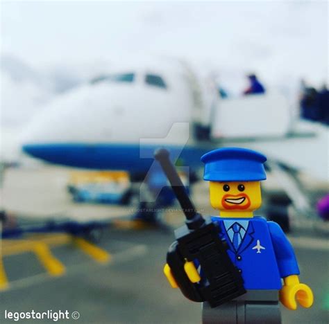 airport staff   daily work lego minifigure mini figures lego creations