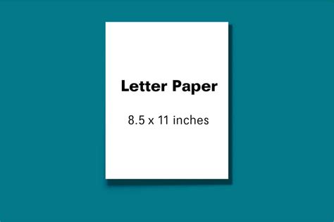 letter paper size measuringknowhow