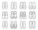 Loafer Illustrations Vector Clip sketch template