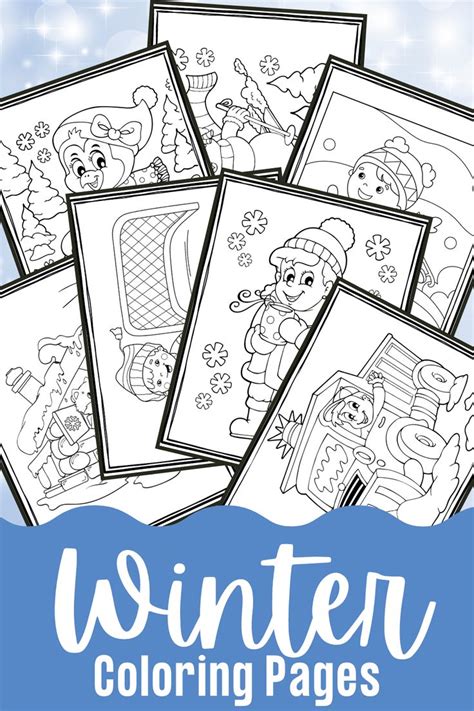 printable winter coloring pages  preschool preschool coloring