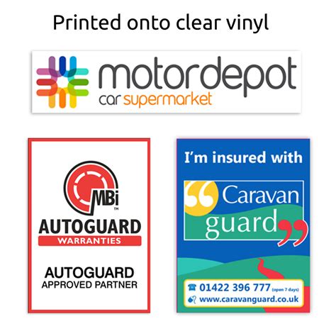 car window stickers  portfolio display