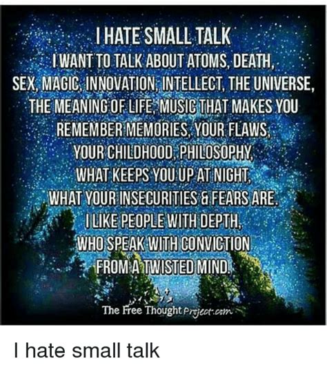 25 Best Memes About I Hate Small Talk I Hate Small Talk