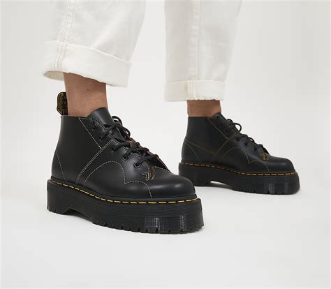 dr martens church quad boots black ankle boots