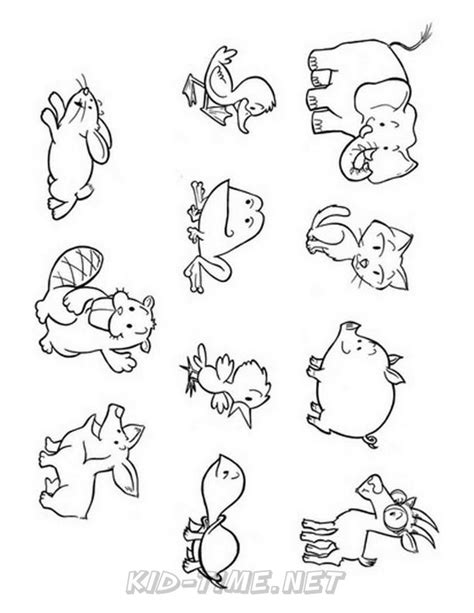 baby animals coloring pages  kids time fun places  visit