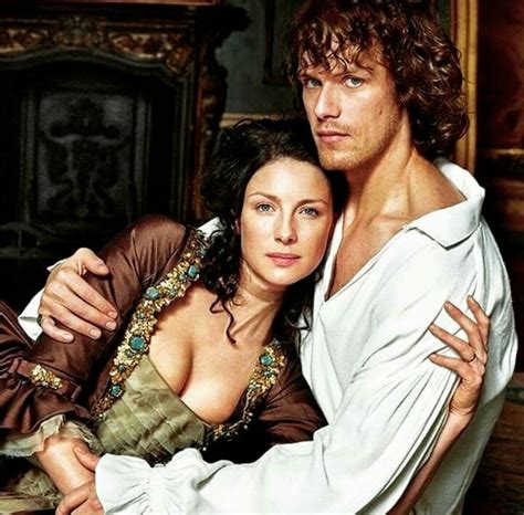 sam heughan and caitriona balfe outlander 2014 tv series