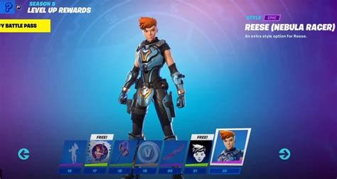 All Fortnite Chapter 2 Season 5 Season 15 Battle Pass Cosmetics