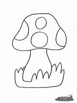 Mushroom Coloring Pages Printable Toadstool Colouring Color Mario Trippy Cartoon Clipart Mushrooms Kids Getcolorings Happy Print Shroom Pa Printables Library sketch template