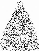 Coloring Christmas Tree Pages Kids Easy Trees Presents Color Print Charlie Brown Big Printable Traceable Drawing Coloringhome Clipart Beautiful Decoration sketch template