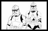 Coloring Clone Trooper Wars Pages Star Helmet Drawing Darth Vader Coloringhome Print Comments Getdrawings Getcolorings Printable sketch template