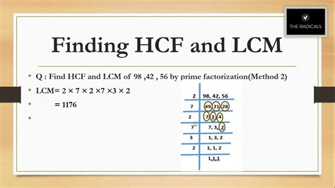 find hcf  lcm hcf lcm highestcommonfactor