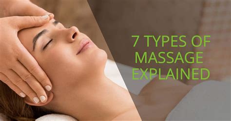 7 Types Of Massage Therapy Explained The Bodywise Clinic