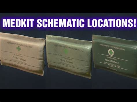 generation  medkit schematic locations youtube