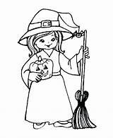 Witch Coloring Pages Adults Getcolorings Color Printable sketch template