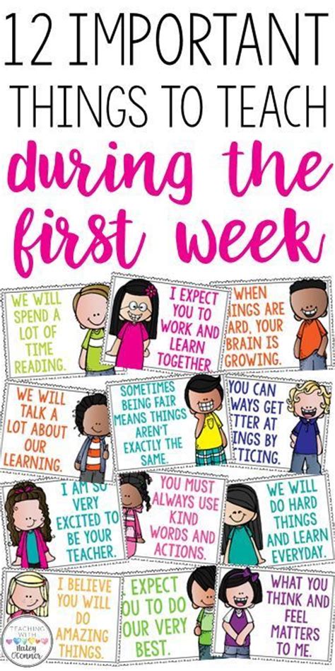 important   teach    week great discussion starters  build class
