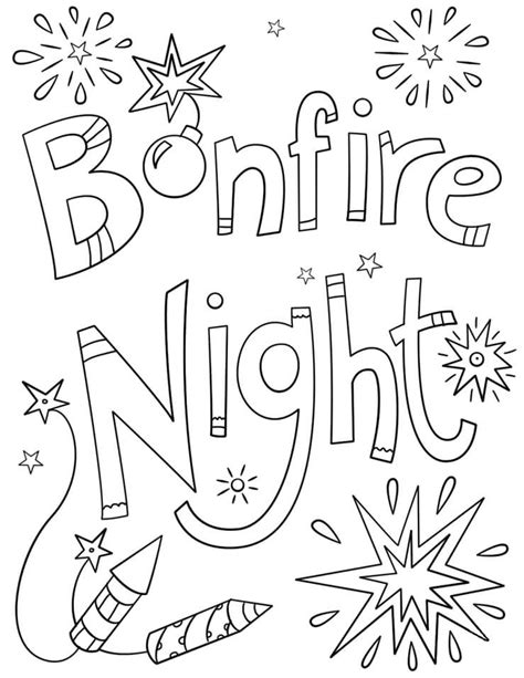 bonfire coloring pages coloring home