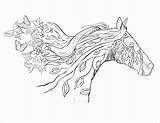 Coloring Cheval Chevaux Adulte Galot Papillons Airs Gratuit Caballos Entitlementtrap Mustang Mandalas Zentangle Selah Carousel Imprimé sketch template
